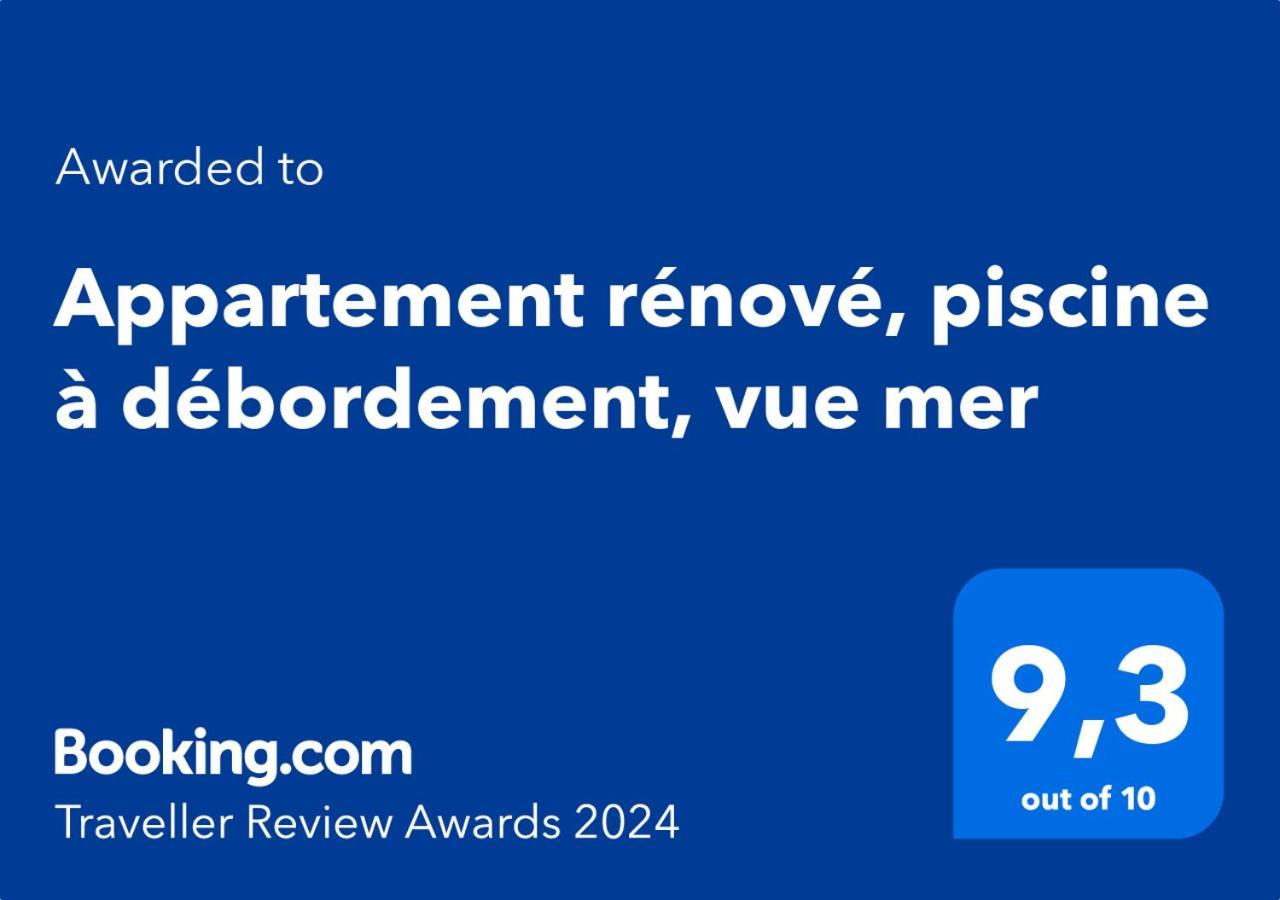 Appartement Renove, Piscine A Debordement, Vue Mer Cannes Exterior foto